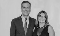 Kay Buck and Mayor Garcetti
